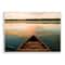 Stupell Industries Canoe on Lake Warm Sunrise Water Reflection Wall Plaque